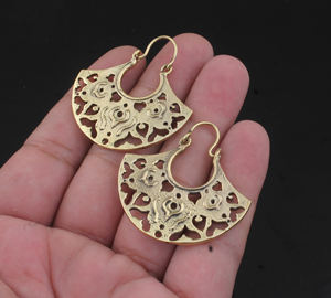 Pendientes Colgantes de Lujo Hechos a Mano, Estilo Vintage, Chapados en Oro, para Boda, Aniversario, Regalo para Mujer, Fiesta - Product Image 3