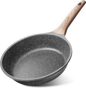 Elegant Flat Base Non Stick Fry <b>Pan</b> with Comfortable Handle for Egg Pancake and Steak Frying - Product Image 4