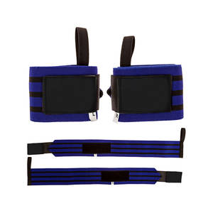 Muñequeras de marca privada más populares para fitness y entrenamiento de fuerza, muñequeras de gimnasio de alta resistencia con costuras reforzadas - Product Image 5