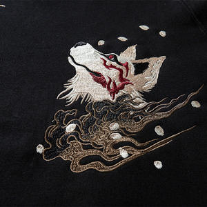 เสื้อฮู้ดดี้ปักลายผู้ชายขายดี ผ้าฝ้าย 100% เป็นมิตรกับสิ่งแวดล้อม สวมใส่สบาย ดีไซน์ใหม่ ไซส์ผู้ใหญ่ ระบายอากาศได้ดี ราคาขายส่ง สำหรับฤดูใบไม้ร่วง - Product Image 2