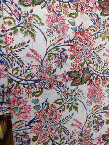 Tela de Algodón Estampada a Mano Multicolor para Vestidos de Mujer, por Metro, para Costura, Manualidades y Decoración del Hogar - Product Image 6
