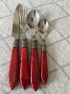 Juego de Cubiertos Reutilizables Ecológicos de Acero Inoxidable con Acabado Espejo para Hostelería y Restaurantes, Incluye Cuchara, Tenedor y Cuchillo - Product Image 4