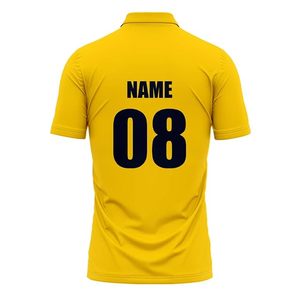 Uniforme de Cricket de Manga Corta de Primera Calidad en Mezcla de Algodón/Poliéster, Personalizado con la Marca del Equipo, Directo de Fábrica - Product Image 3