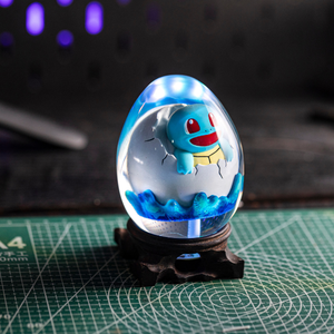 Lampe en résine personnalisée, lampe en résine, veilleuse personnalisée, lampe Pokémon en époxy, lampe Art Déco, cadeau personnalisé, cadeau fait main - Product Image 6