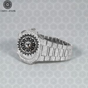 Reloj de Lujo Charm Jewells para Hombre, de Acero Inoxidable, Esfera de 40 mm, Cristal, Correa de 20 cm, Movimiento Mecánico, Fecha Automática, Botón de Fecha - Product Image 6