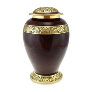 Urne funéraire élégante en métal de style américain pour adultes, conçue pour la commémoration à domicile, offrant une conservation sûre des cendres, personnalisable - Product Image 3