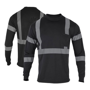 Vêtements de travail pour hommes à col rond en polyester respirant, anti-transpiration, manches longues, haute visibilité, réfléchissants, de qualité supérieure pour l'hiver - Product Image 5