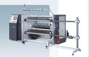 Rebobinadora Cortadora LTM D-M2 de Alta Velocidad para Conversión de Bobinas BOPP, Motor de Corte y Rebobinado, Computadora DeltaPLC HMI, Impresión y Corte - Product Image 3