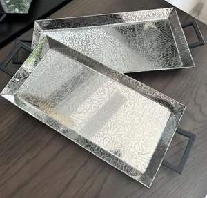 Plateaux de service en acier pour aliments et chocolats, vaisselle la plus vendue, ustensiles de cuisine pour la maison, plateaux d'Inde - Product Image 1