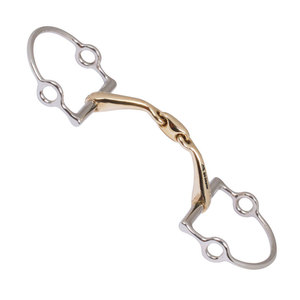 Bocado de Doble Boca Fija de Hierro Dulce de Alta Calidad para Carreras de Caballos, Equipo Ecuestre de Acero Inoxidable, Apto Enterprises - Product Image 5