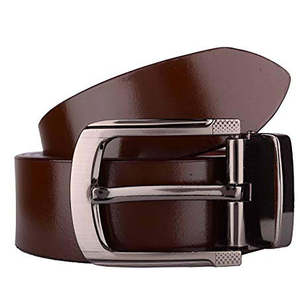 Ceinture en cuir de vache authentique avec boucle carrée, légère et écologique, style minimaliste - Product Image 4