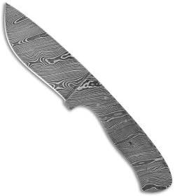 BA Enterprises - Hoja de Acero de Damasco Hecha a Mano de Grado Industrial para Fabricación de Cuchillos, Punta Caída, 100% Calidad - Product Image 6