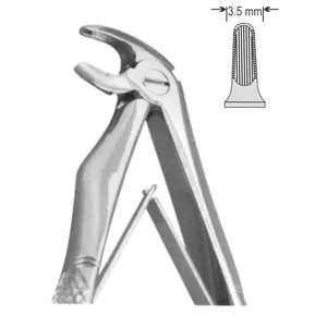 Instruments chirurgicaux dentaires pour enfants FOCEPS D'EXTRACTION pour les centres supérieurs et les molaires inférieures - Product Image 1