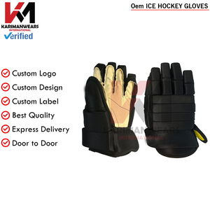Guantes de Hockey sobre Hielo Premium con Palma Reforzada para Entrenamiento y Partidos, Suministros Deportivos - Product Image 3