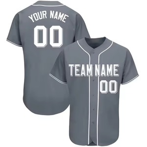 Camiseta de Béisbol Bordada Original de México, Roja, Sublimada, Azul Jays, con Logotipo Cosido y Número de Equipo Personalizado - Product Image 1