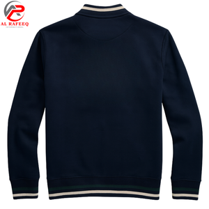 Blouson bomber streetwear pour homme avec motif cœur, col rabattu, en fibre de polyester - Product Image 3