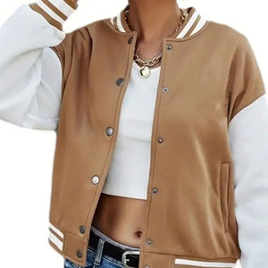 Chaqueta Universitaria de Primera Calidad para Mujer con Logotipo Personalizado, Chaqueta Universitaria para Mujer con la Mejor Tela - Product Image 4