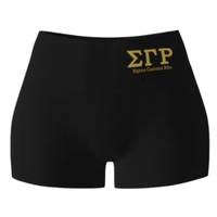 Shorts de sport extensibles pour femmes Sigma Gamma Rho Sorority, shorts athlétiques personnalisés avec lettres grecques, pour l'entraînement, la gym, le fitness, les vêtements décontractés et les activités sportives