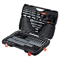 Juego de Herramientas para Reparación de Automóviles Modelo D0100X3KY7J, Kit de Mecánico con Llaves de Tubo SAE/Métricas de 1/4", 3/8" y 1/2" y Destornillador