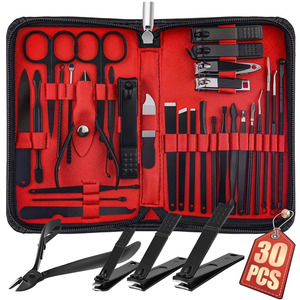 <b>Nail</b> Care Manicure Kit With Cuticle Pusher And Precision Tools Deluxe Manicure Kit Personal Care <b>Set</b> For Home And Travel Use - Product Image 1