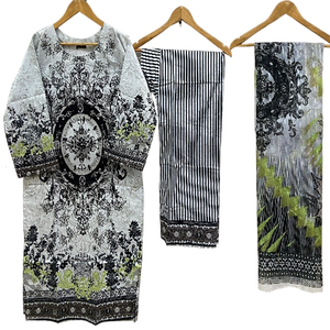 ชุดชาลวาร์ คามีซสำเร็จรูปคุณภาพสูงสำหรับผู้หญิง นำเข้าจากปากีสถาน ชุดชาลวาร์ คามีซสำเร็จรูปคุณภาพดีสำหรับผู้หญิง ไซส์พลัส - Product Image 1