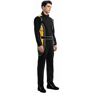Nuevo Conjunto de Traje de Karting para Adultos, Color Sólido, Cuello Alto, Mangas Largas, con Logotipo Personalizado - Product Image 6