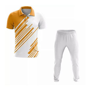 New Design <b>Cricket</b> T-Shirt Pattern Jerseys Uniforms for Mens Custom Logo Color Fabric OEM Service Breathable 100% Polyester - Product Image 2