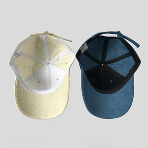 หมวกเบสบอลผ้าแคนวาสแบบปรับได้ 6 แผง คุณภาพสูง ผลิตตามสั่ง ขายส่ง 100% ผ้าฝ้าย สำหรับทุกเพศ พร้อมปักโลโก้ - Product Image 4