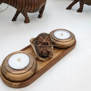 Elégant support de lampe T en céramique peint à la main, support de bougie de chauffe-plat artistique pour les festivals, les fêtes et le style de la maison - Product Image 1