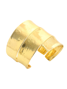กำไลข้อมือดีไซน์แบบกว้าง ผิวเรียบเนียน รูปทรงโค้งมน - Product Image 4