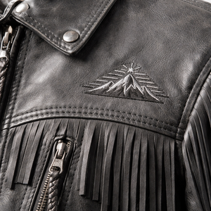 Wholesale Custom Men's Leather <b>Fringe</b> <b>Jacket</b> Direct from Manufacturer - OEM Bulk Wholesale Supplier - Product Image 4