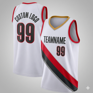 Camiseta de Baloncesto Personalizada a Color, Transpirable y de Secado Rápido, Camiseta de Baloncesto de Alta Calidad con Costuras Resistentes - Product Image 1