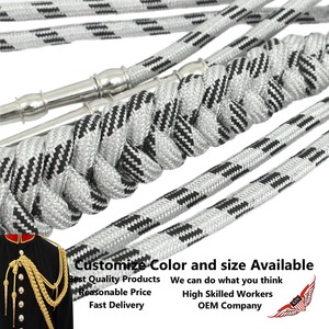 Shoulder Aiguillette silver plated tips - Product Image 3