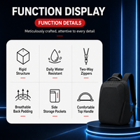 Sac à dos personnalisé pour homme, idéal pour les affaires et les étudiants, grande capacité, compartiment imperméable pour ordinateur portable, pour les voyages, le travail et l'école
