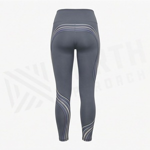 Women's High Waist <b>Seamless</b> <b>Leggings</b> Latest Fashionable Style Sublimation Print Breathable Premium Activewear Fitness - Product Image 2