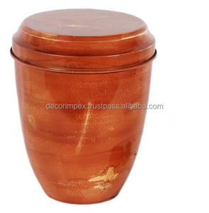 Article le plus vendu Urnes de crémation de couleur noire et bleue Équipement funéraire Urnes de crémation en laiton multicolore souvenir - Product Image 2