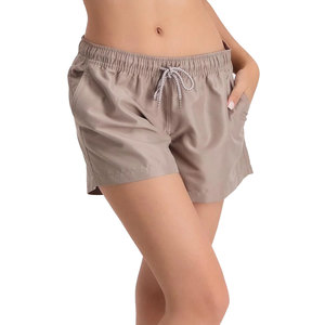 Shorts de Playa para Mujer, de Verano, Casuales, de Color Sólido, Cintura Elástica, Ligeros, Transpirables y de Secado Rápido, Calidad Premium - Product Image 4
