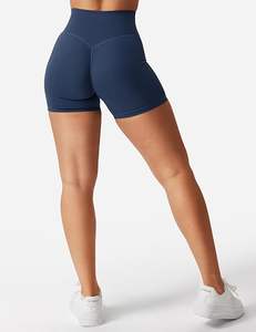 Shorts Deportivos Transpirables de Secado Rápido y Alta Elasticidad con Efecto Push-Up, Cintura Baja, Leggings Cortos para Gimnasio y Fitness, Shorts de Yoga Sin Costuras para Mujer - Product Image 4