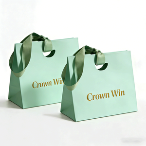 Eco-Friendly Luxury Cardboard Gift <b>Bags</b> Custom Size Waterproof Shopping <b>Bags</b> with Logo - Product Image 6