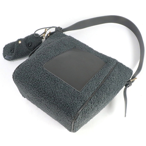 Sac seau personnalisé pour femme en similicuir et fausse fourrure, avec fermeture éclair, sac à main tendance pour l'hiver et le quotidien - Product Image 3