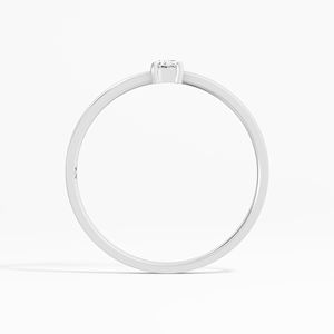 Moissanite 0,08 CTW Anillo de compromiso solitario con corte de cojín en plata de ley 925 para venta al por mayor a granel - Product Image 3