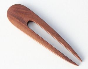 Natural Sandalwood Hair Fork Handmade Hair Pin for Thick Hair Vintage Wooden Hair Stick Fork Hairpin for Women Girls - Product Image 3