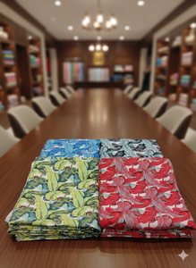 Tissu Popeline 100% Coton Peigné Léger, Respirant, Absorbant l'Humidité, Écologique et Imprimé Le Souvenirs pour Filles - Product Image 2