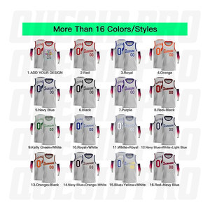 เสื้อบาสเก็ตบอลมืออาชีพ แห้งเร็ว ระบายอากาศได้ดี ปรับแต่งได้ตามต้องการ เสื้อบาสเก็ตบอลทีม พิมพ์ลายคุณภาพสูง ชุดกีฬา - Product Image 3