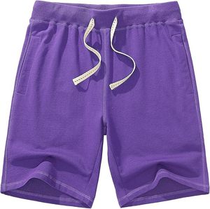 Shorts de sport décontractés pour hommes, écologiques, en polyester, coupe-vent, imperméables, longueur genou, taille élastique, respirants et légers - Product Image 3