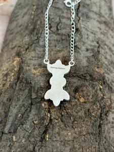 Collier artisanal en coton turquoise, argent sterling, style bohème du Sud-ouest, bijou statement, cadeau artisanal pour elle - Product Image 4