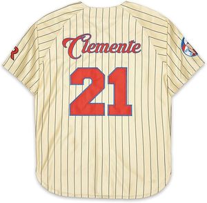 Hommes Criollos Caguas # Maillot de baseball Roberto Clemente n°21, maillots du Porto Rico, brodés - Product Image 2