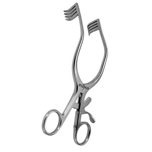 เครื่องมือถ่างแผลแบบยึดติดเอง ยี่ห้อ PISSCO รุ่น Adson ทำจากสแตนเลสสตีล สำหรับการผ่าตัด - Product Image 2