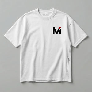 Camiseta de Algodón Slub, Tejido Transpirable Texturizado, Ligera, para Verano, Estilo Casual, Corte Holgado, para Hombre, Suave, Lisa, Estilo Urbano - Product Image 1