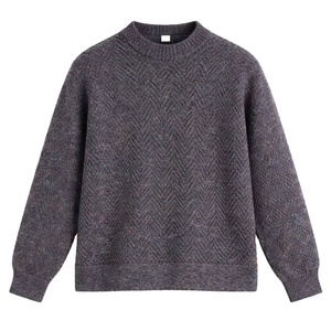 เสื้อสเวตเตอร์ไหมพรมอัลปาก้าถักทรงหลวมสไตล์เกาหลีสำหรับผู้หญิงไซส์ใหญ่ แฟชั่นลำลองฤดูหนาว - Product Image 5